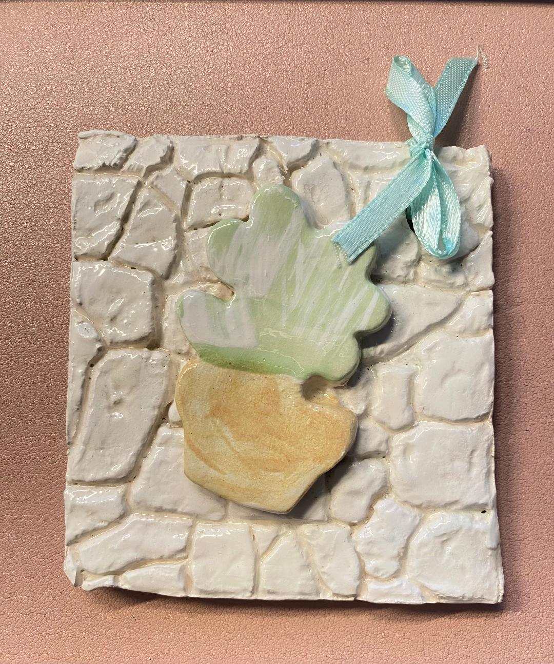 Piastrella in ceramica Collezione Gocce del Salento – Piccoli Tesori a 5 Euro