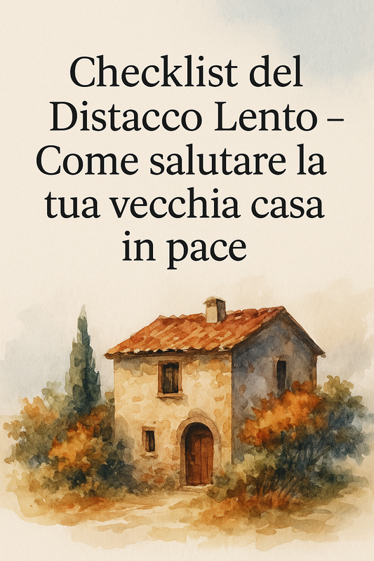 Il silenzio delle case che cambiano – quando i muri sussurrano addii