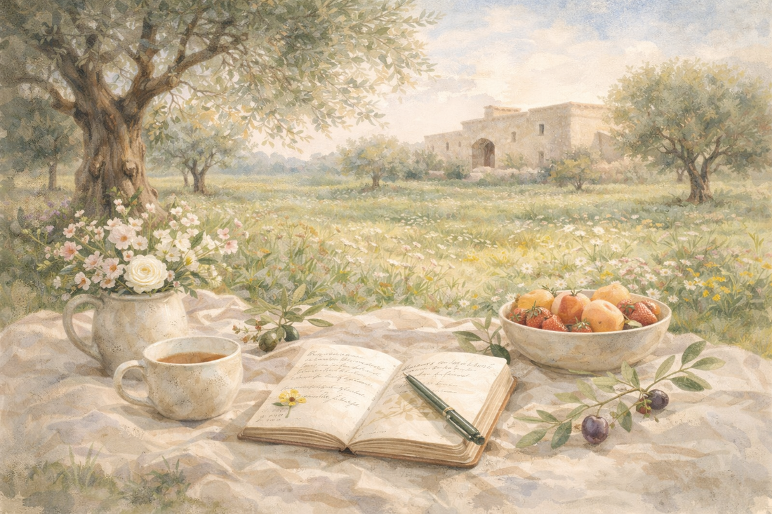 Journaling di primavera: un quaderno per fiorire senza fretta (tra arte, poesia e Salento)