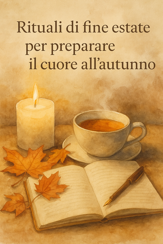 Rituali di fine estate per preparare il cuore all’autunno  🌍 End-of-Summer Rituals to Prepare the Heart for Autumn