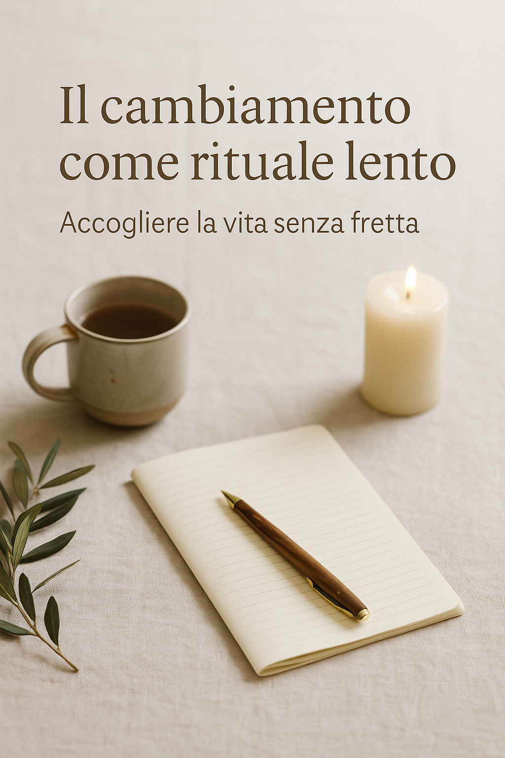 Il Cambiamento come Rituale Lento: Accogliere la Vita Senza Fretta