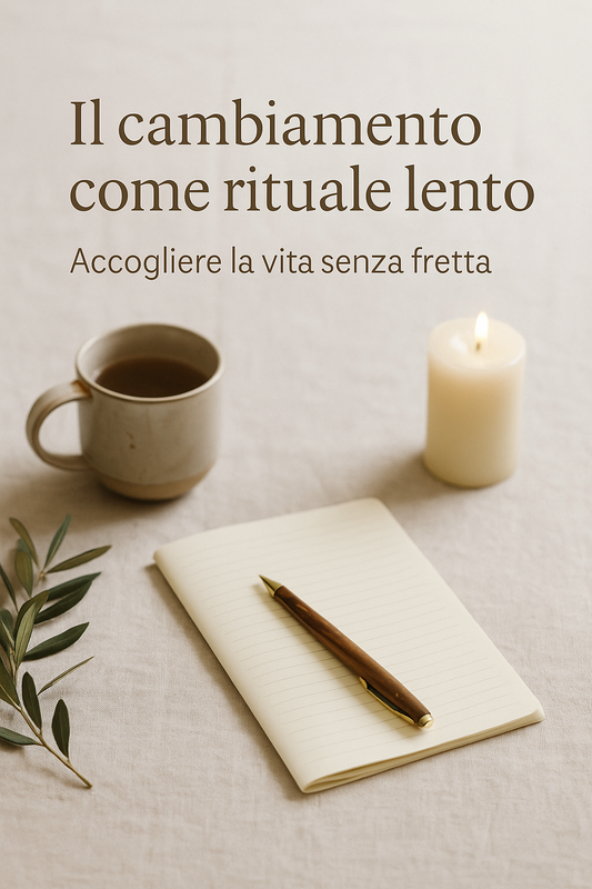 Il Cambiamento come Rituale Lento: Accogliere la Vita Senza Fretta