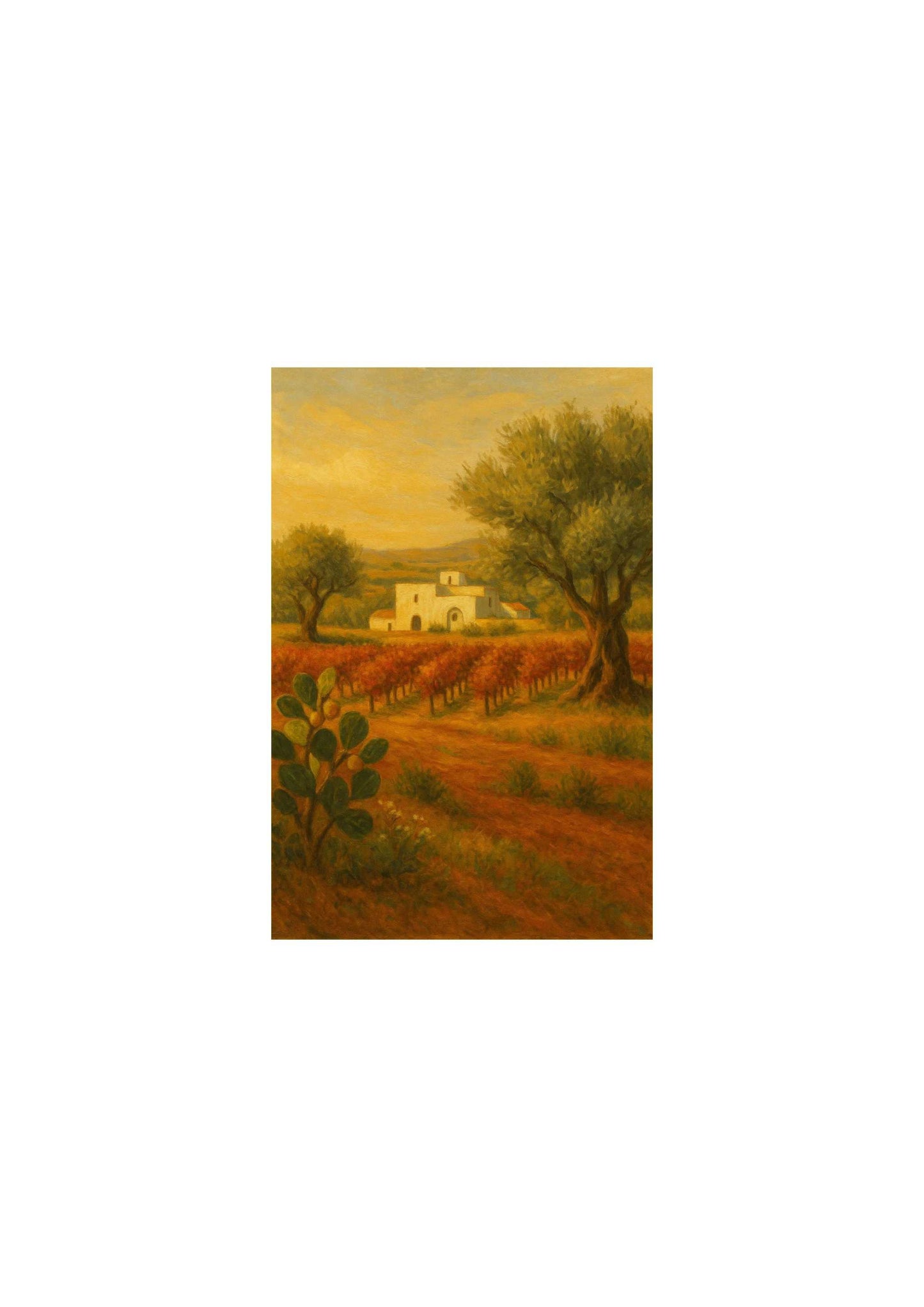 Set di 4 Stampe Digitali Autunnali | Arte Salentina | Vita Lenta & Slow Living