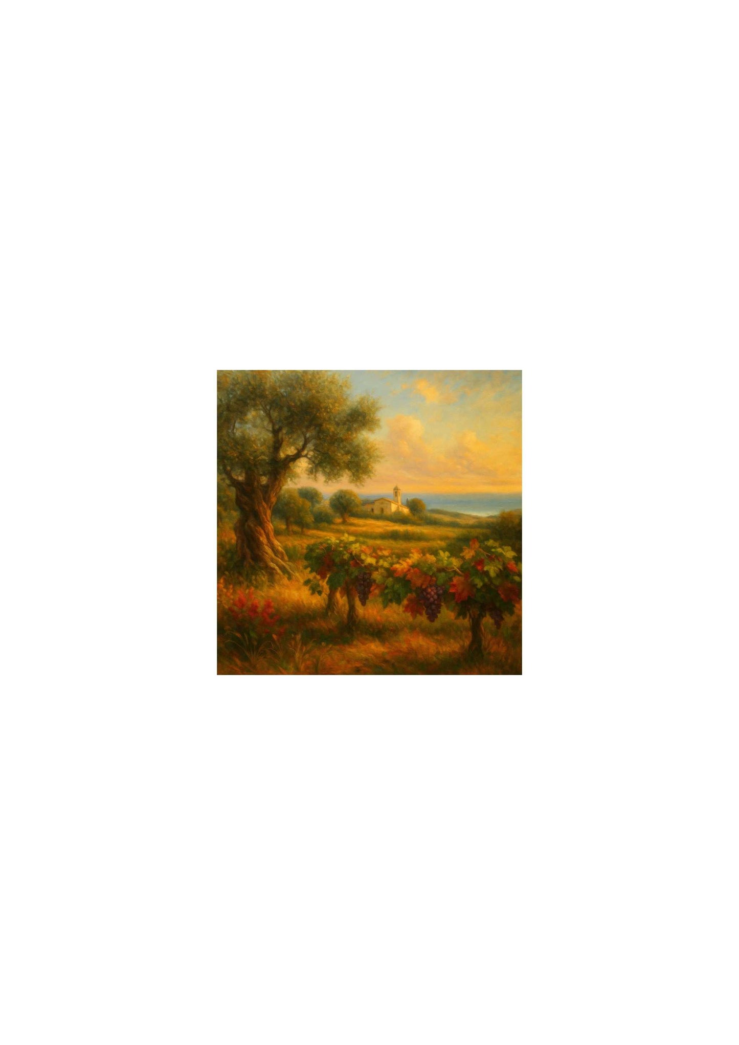 Set di 4 Stampe Digitali Autunnali | Arte Salentina | Vita Lenta & Slow Living
