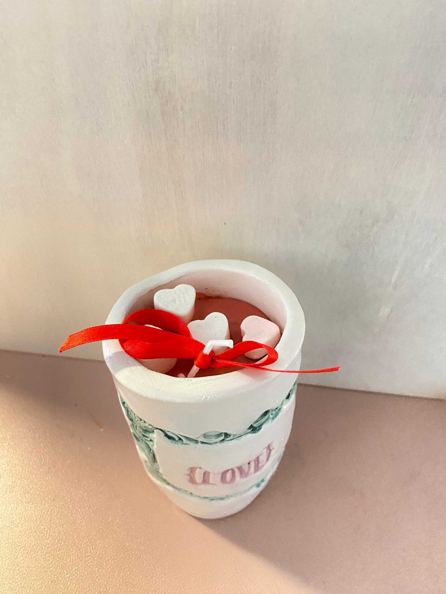 Candela in vasetto di ceramica Collezione Gocce del Salento – Piccoli Tesori a 5 Euro