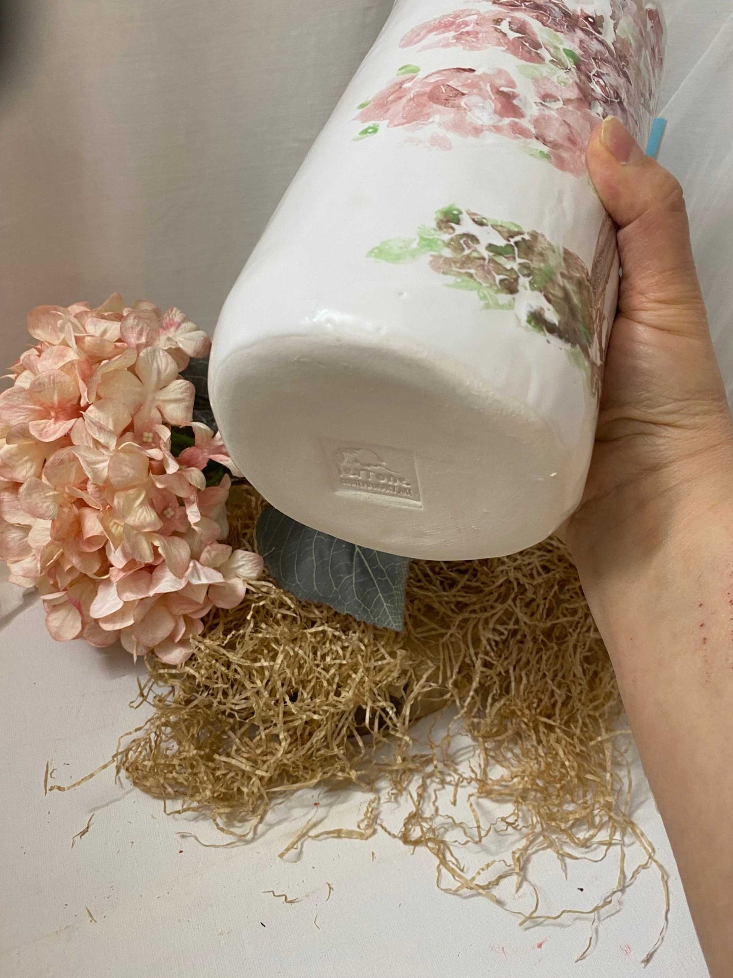 Vaso Collezione Sakura in ceramica bianca